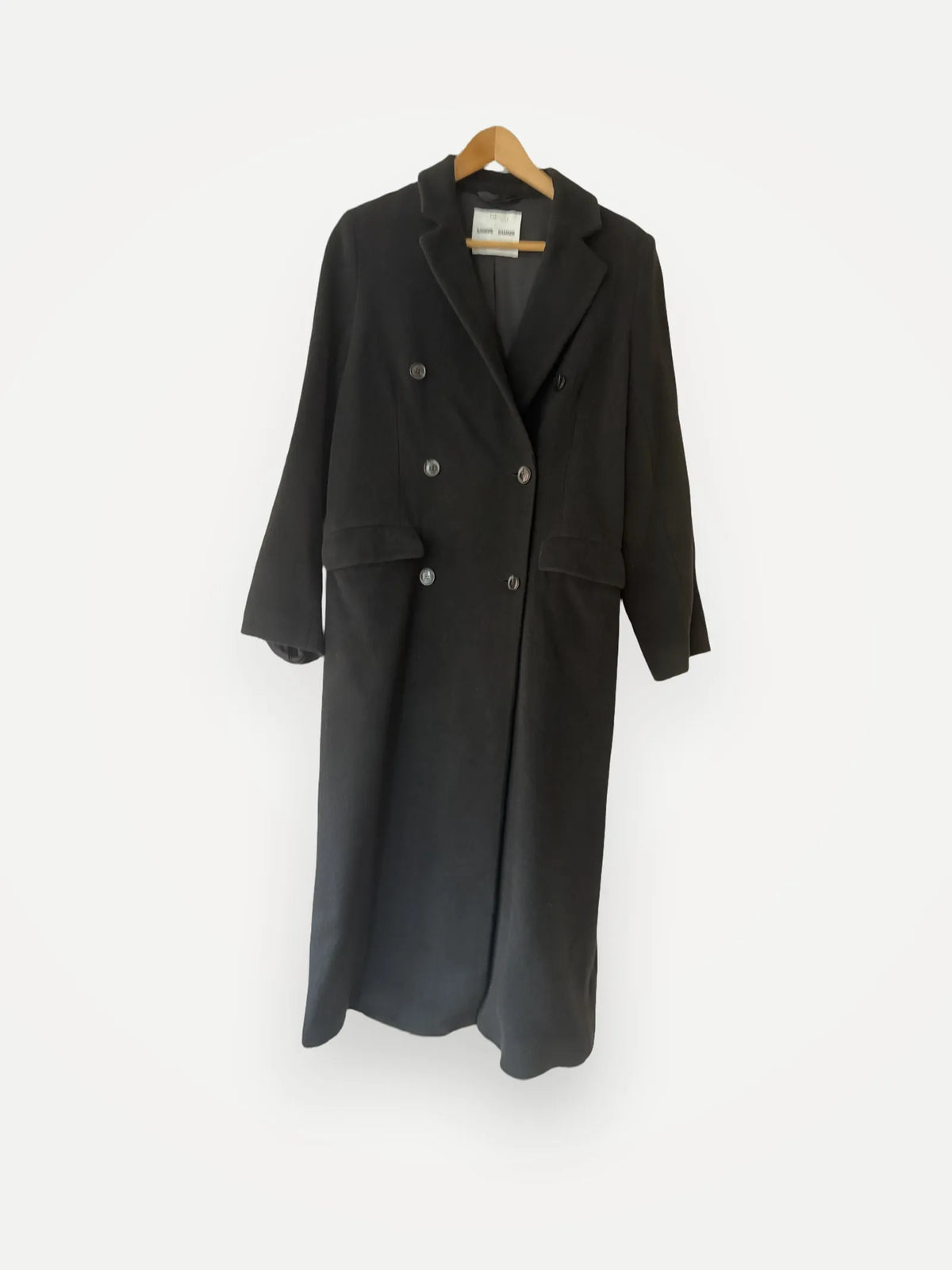 Samsøe Samsøe Maxi - Klassisk / Black-kappa