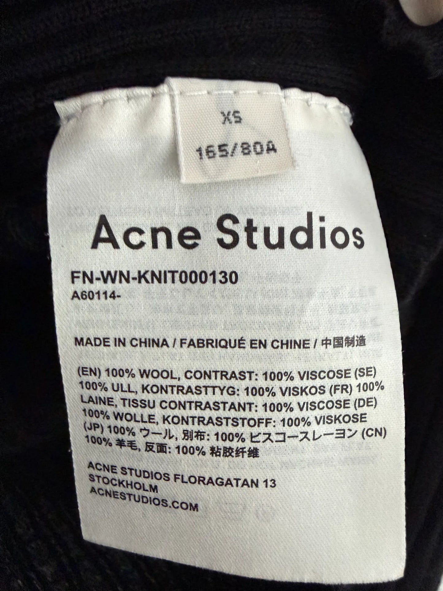 Acne Studios-ullpolotröja