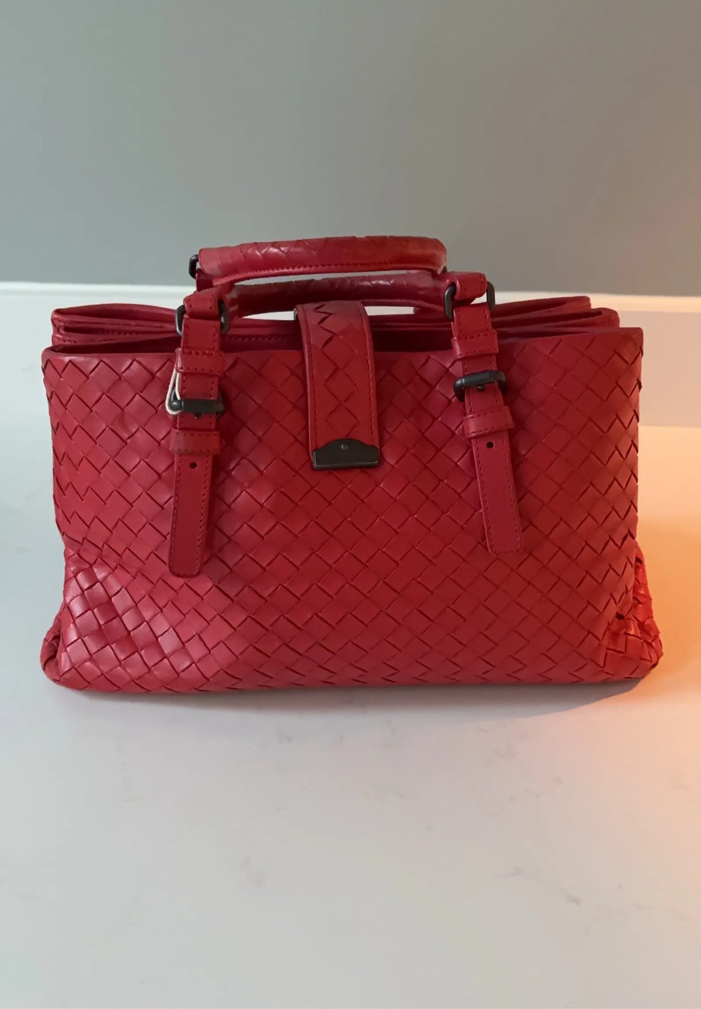 Bottega Veneta Roma-skinnhandväska