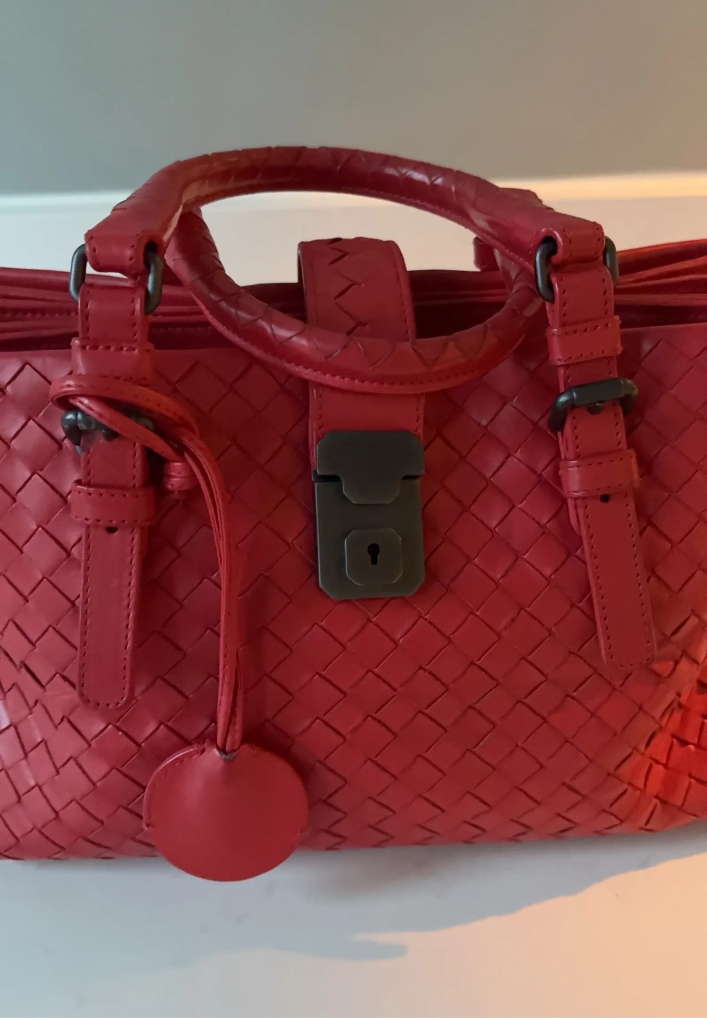 Bottega Veneta Roma-skinnhandväska