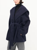 The Row Wool Blend Med Huva-ullkappa