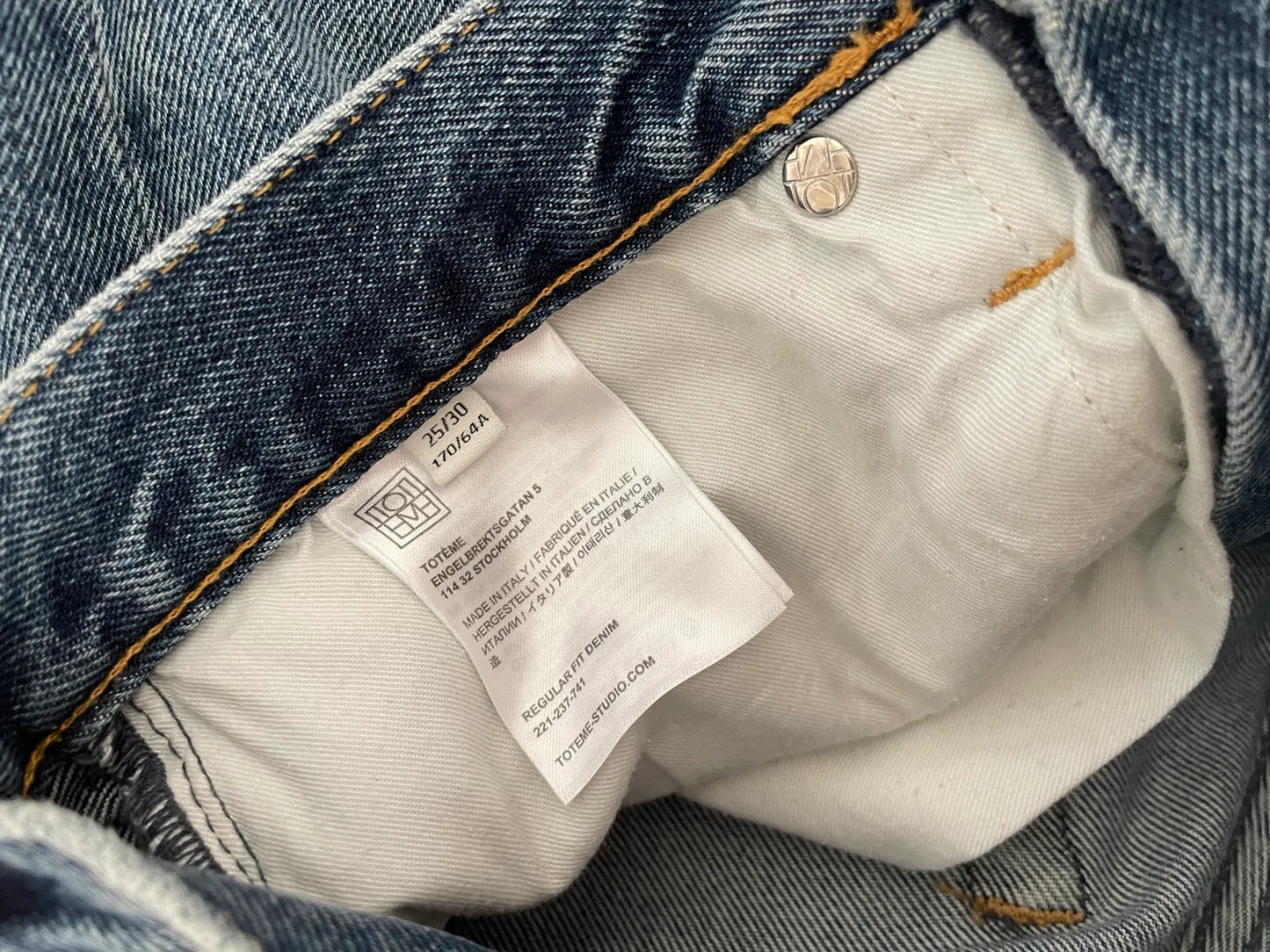 Toteme Regular Fit-jeans NWT