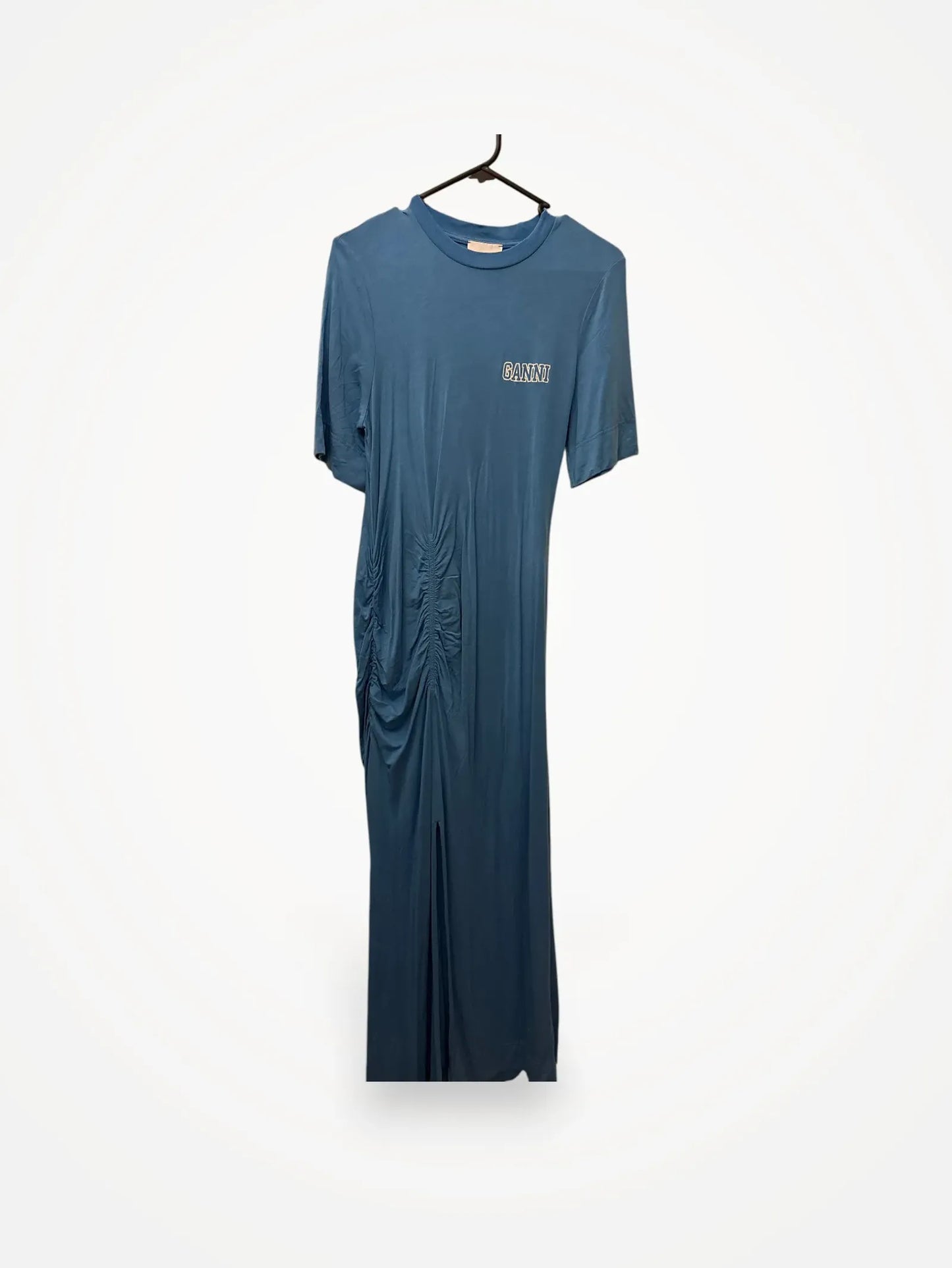 Ganni Crinkle Maxi Dress