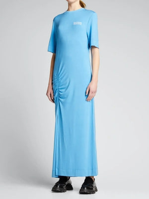 Ganni Crinkle Maxi Dress
