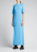 Ganni Crinkle Maxi Dress