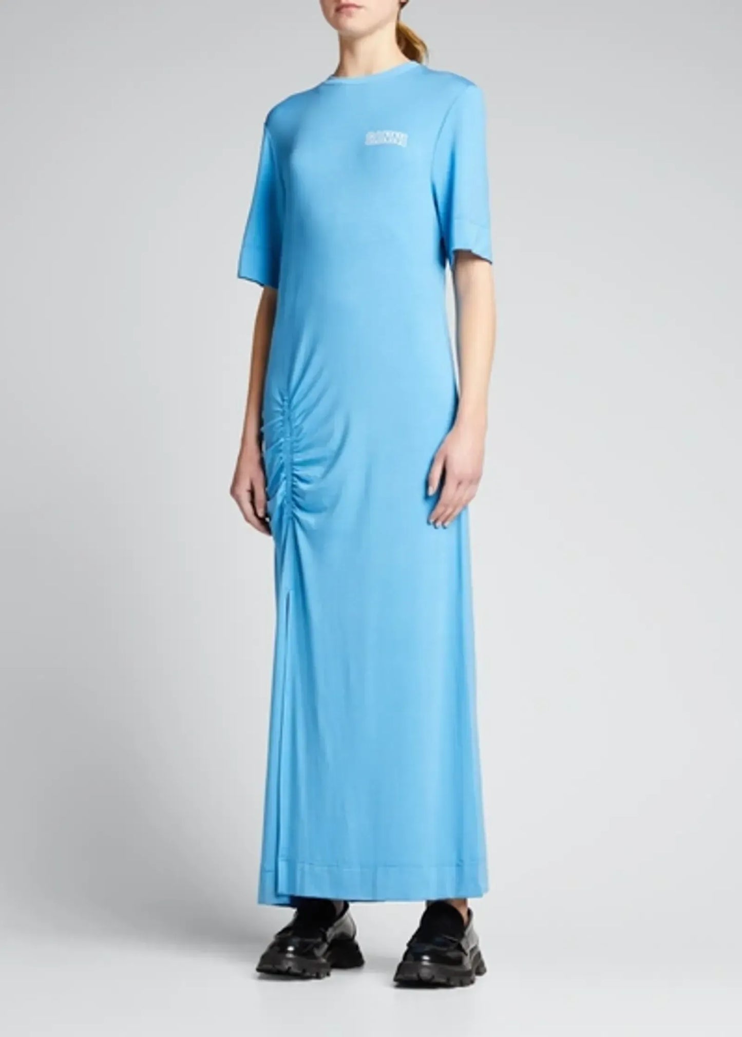 Ganni Crinkle Maxi Dress