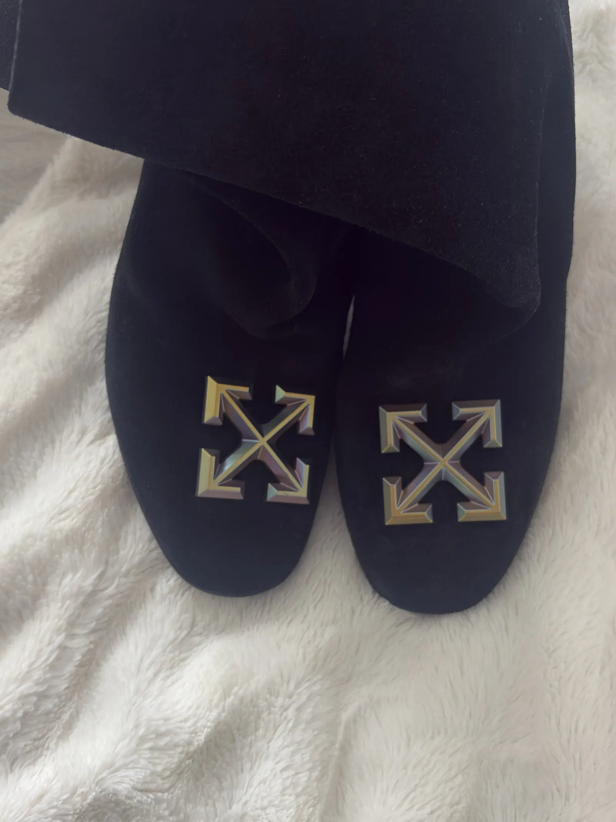 Off-White Arrow Bootie Boots
