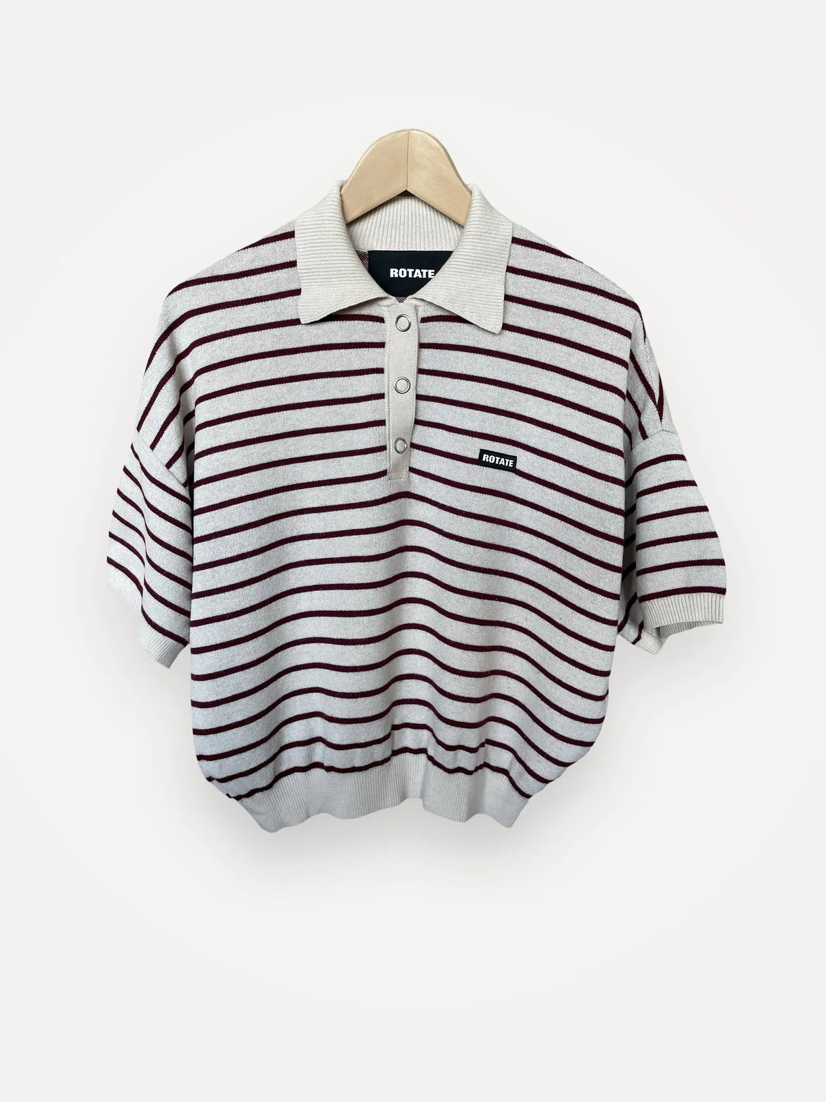 Rotate Slinky Knit Polo-ullpiké