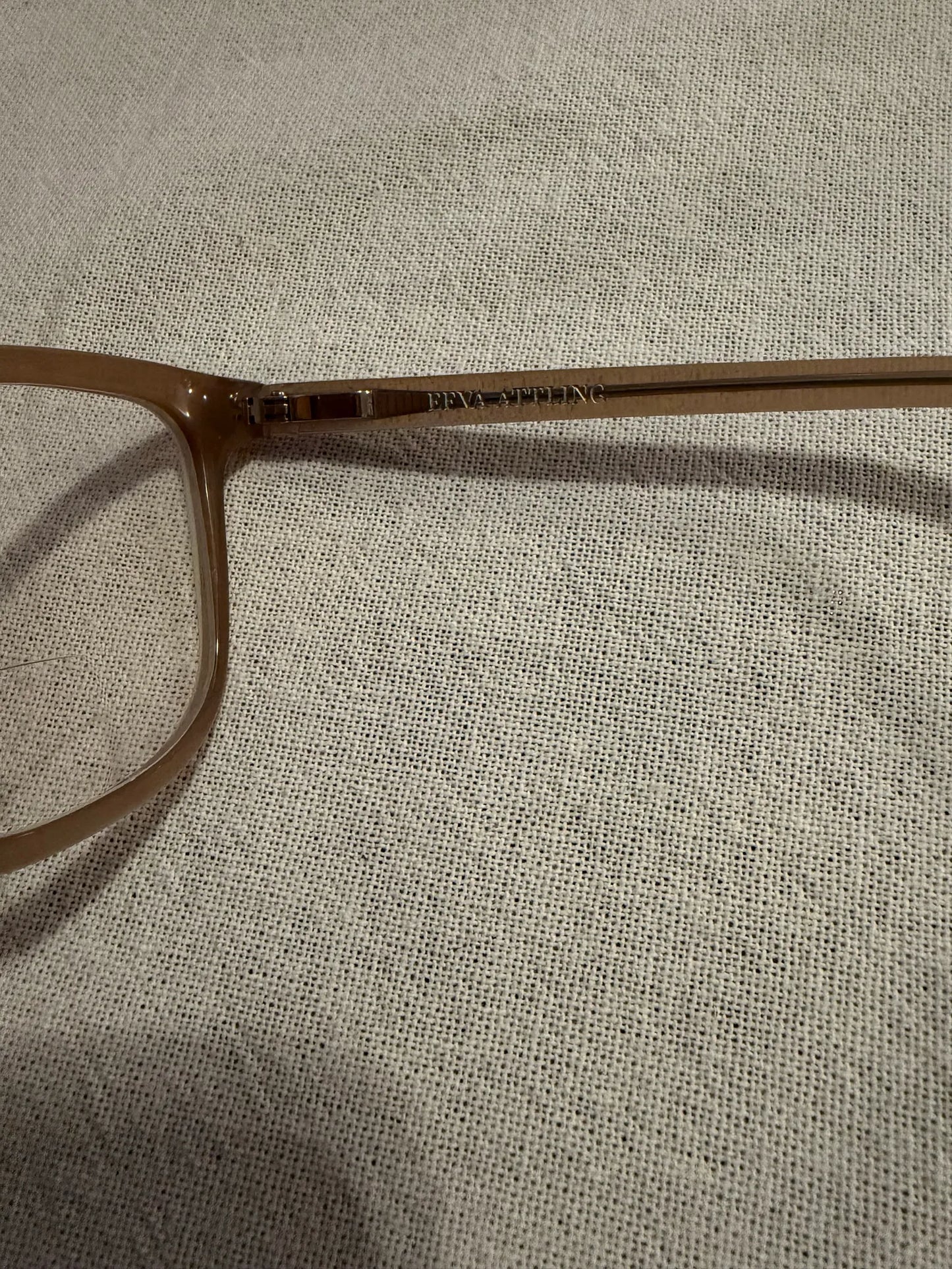Efva Attling Dorothy Light Brown-glasögon