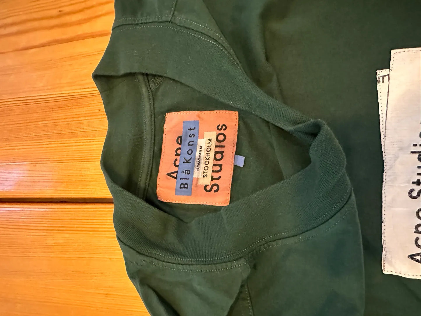 Acne Studios Ink Receipt-t-shirt