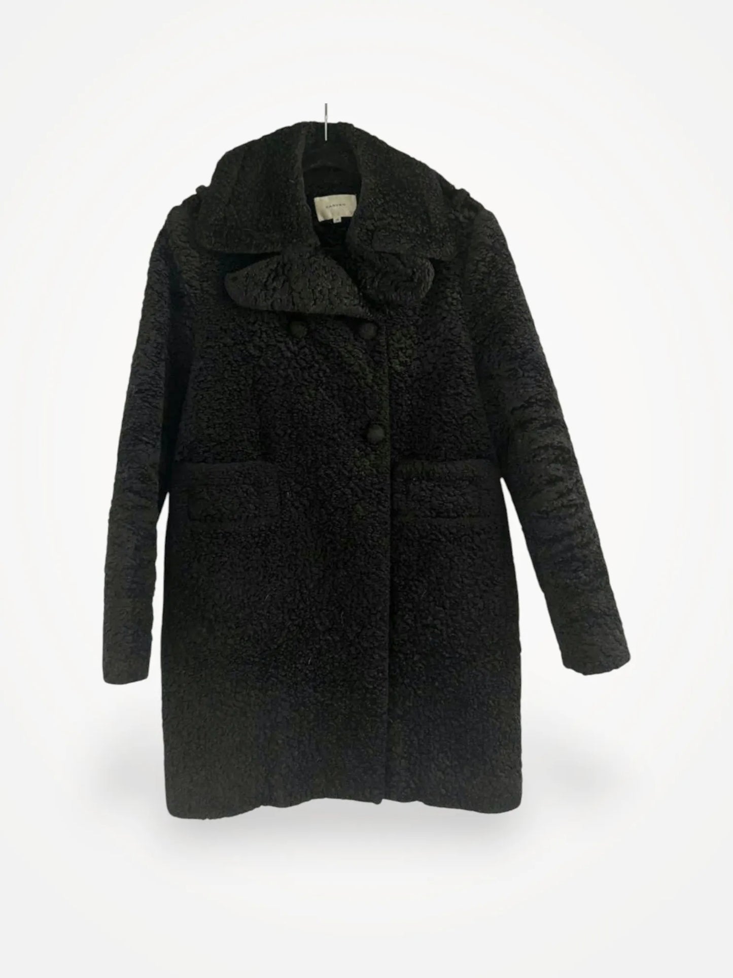 Carven Faux Fur Asktrikhan Coat