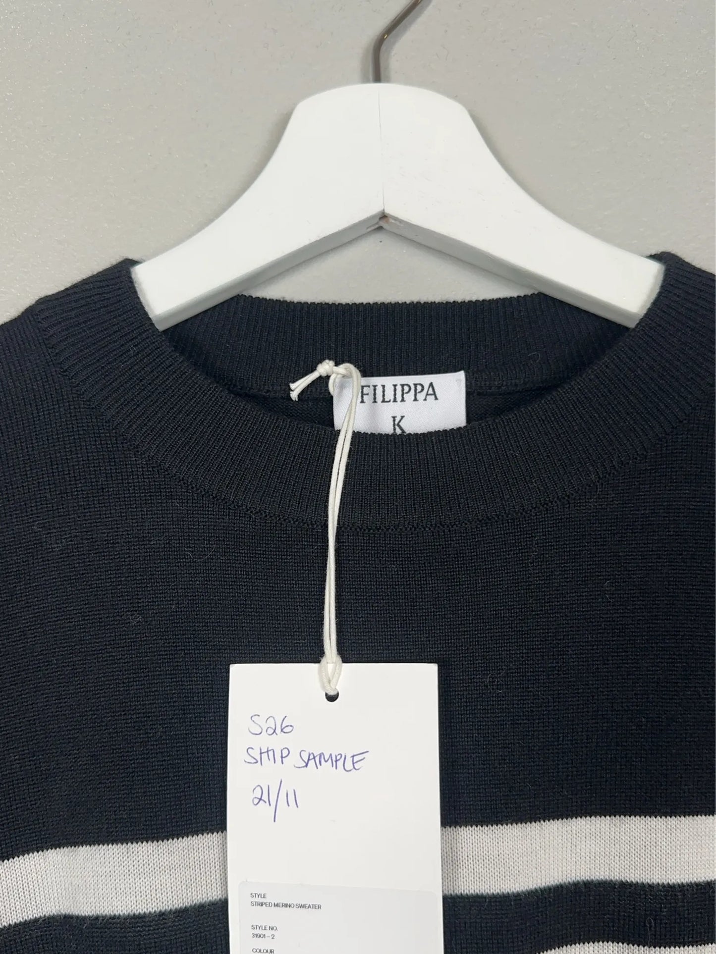 Filippa K Striped Merino Sweater