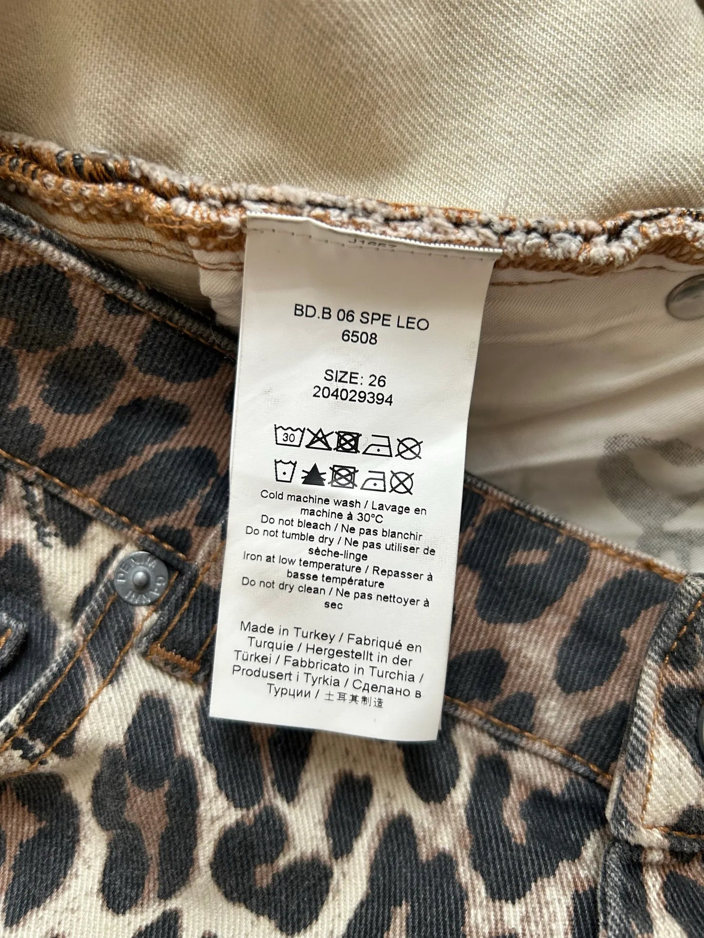 Ganni Leopard Print-shorts