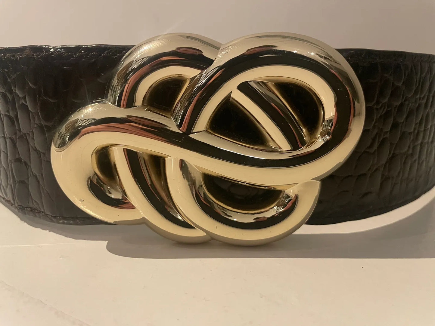 By Malene Birger Swirl-skinnbälte