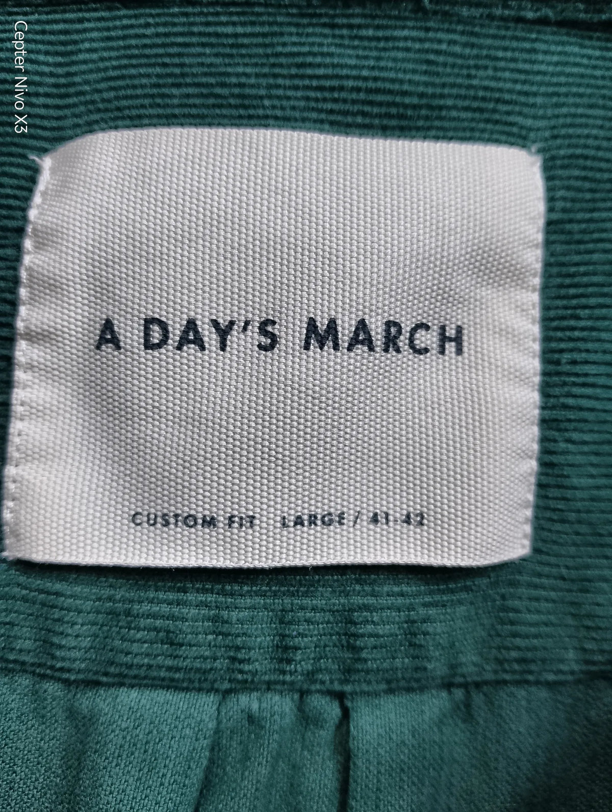 A Day's March Corduroy Button-skjorta