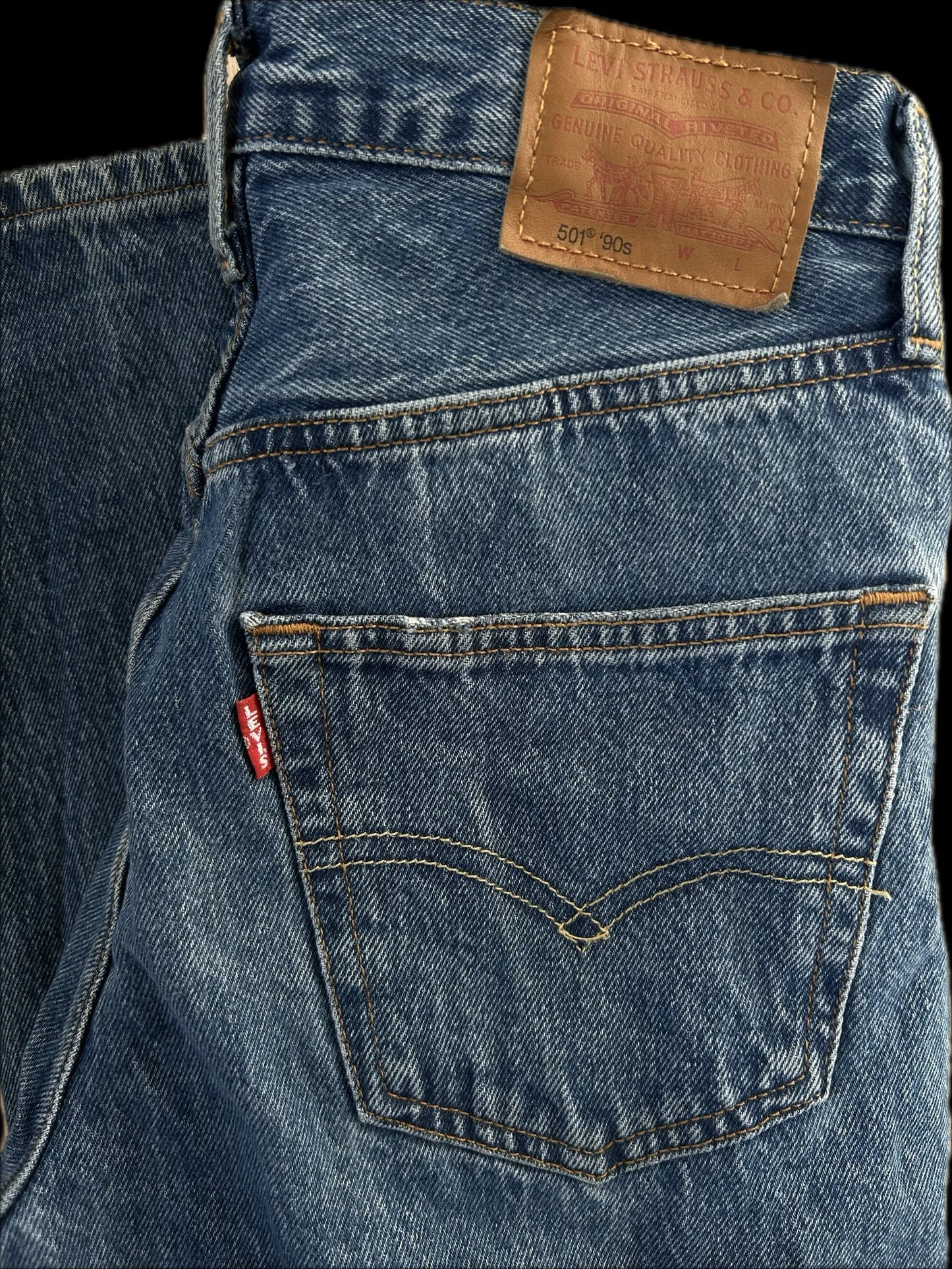 Levi's Levis 501 90s Worn In Blue-jeans