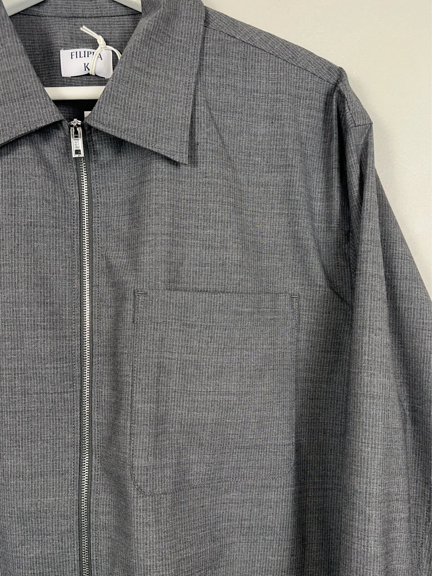 Filippa K Pinstripe Track Shirt