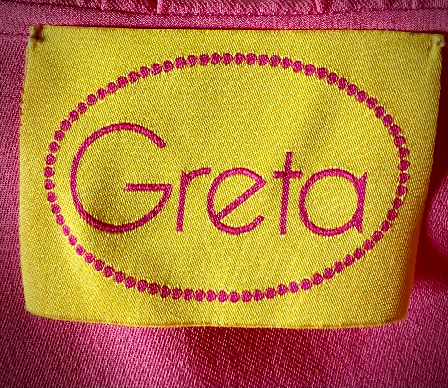 Greta-sidenklänning