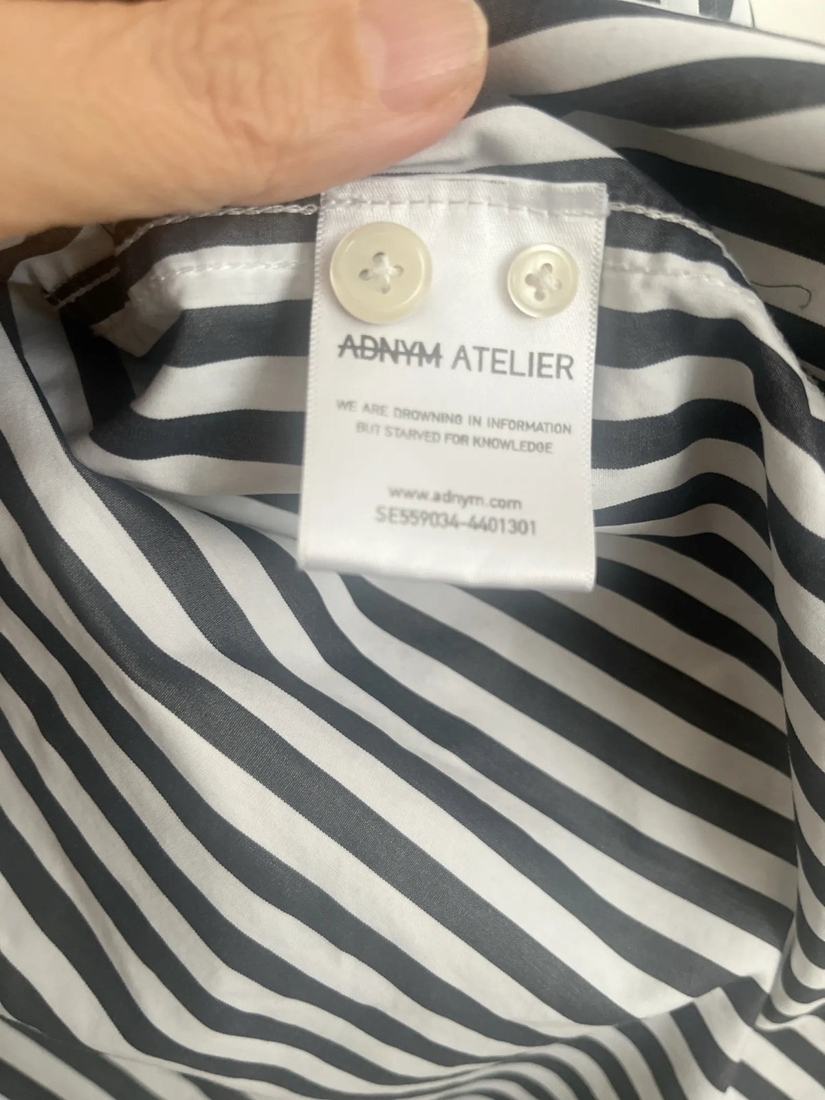 ADNYM Atelier-skjorta
