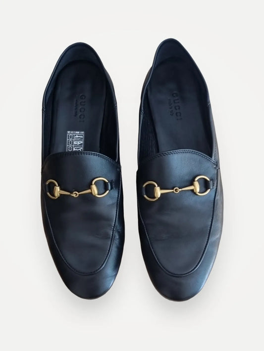 Gucci Brixton Horsebit-skinnloafers