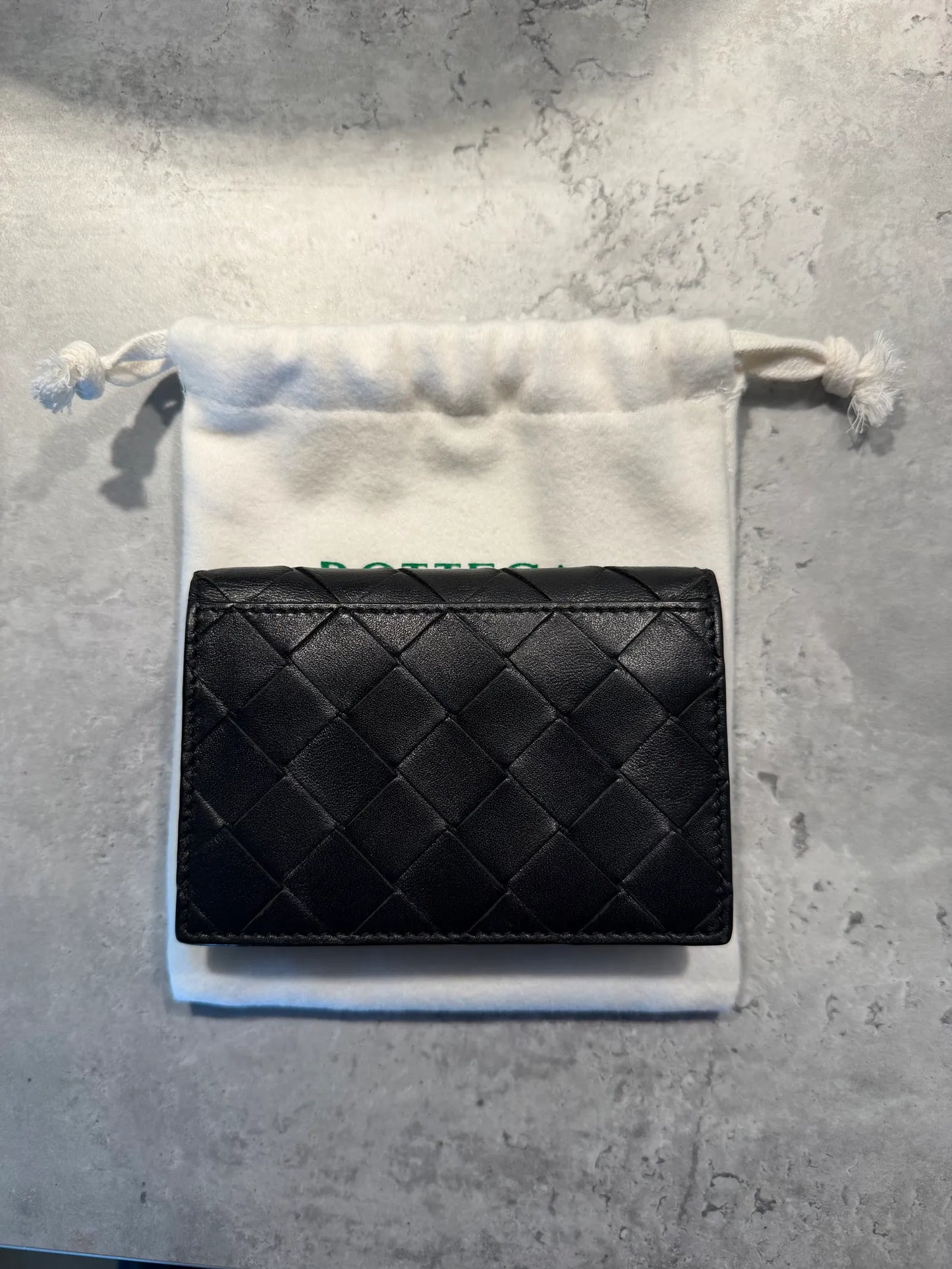 Bottega Veneta Intrecciato Business Card Case Wallet