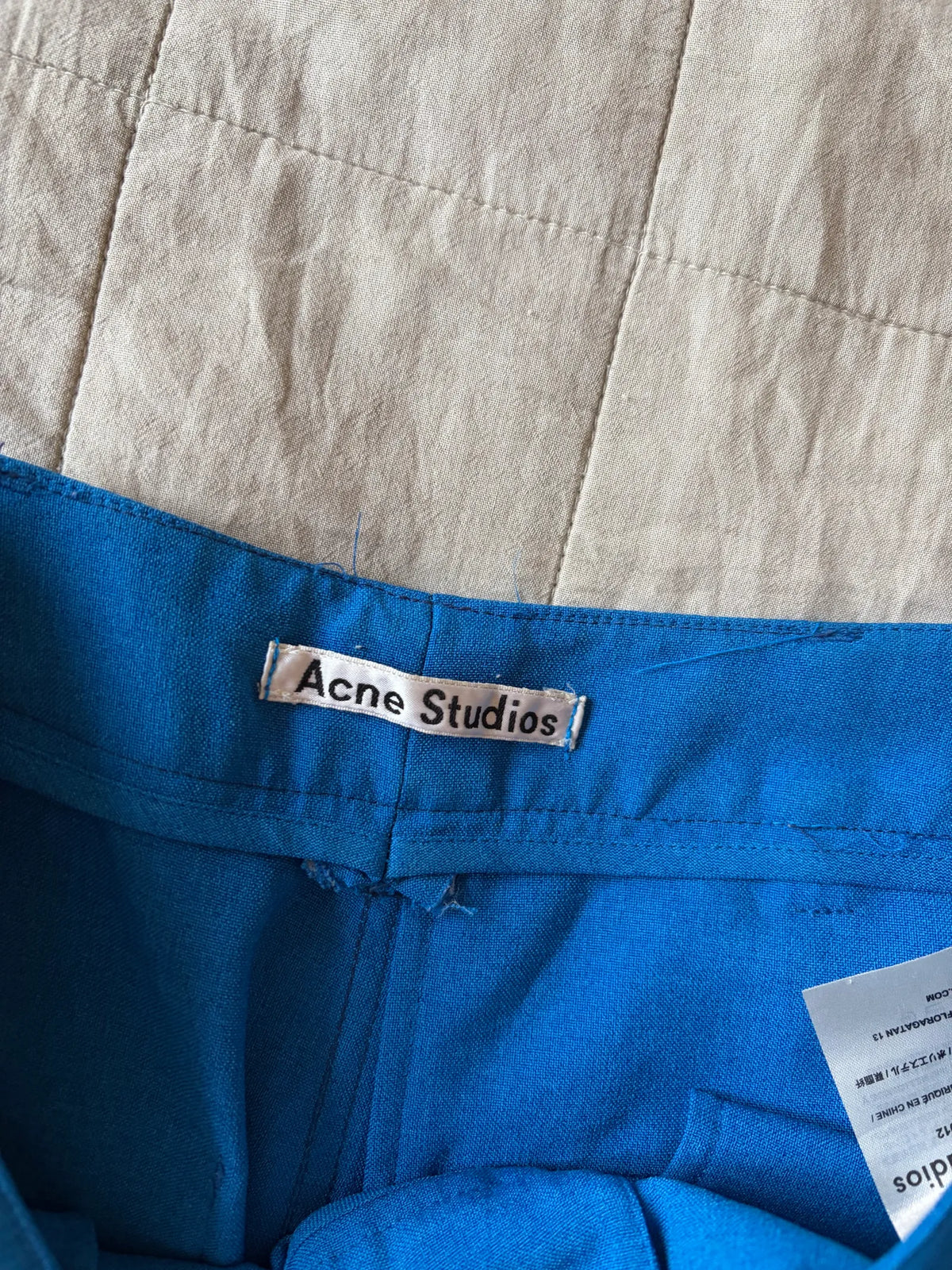Acne Studios Tailored Wide .-kostymbyxor