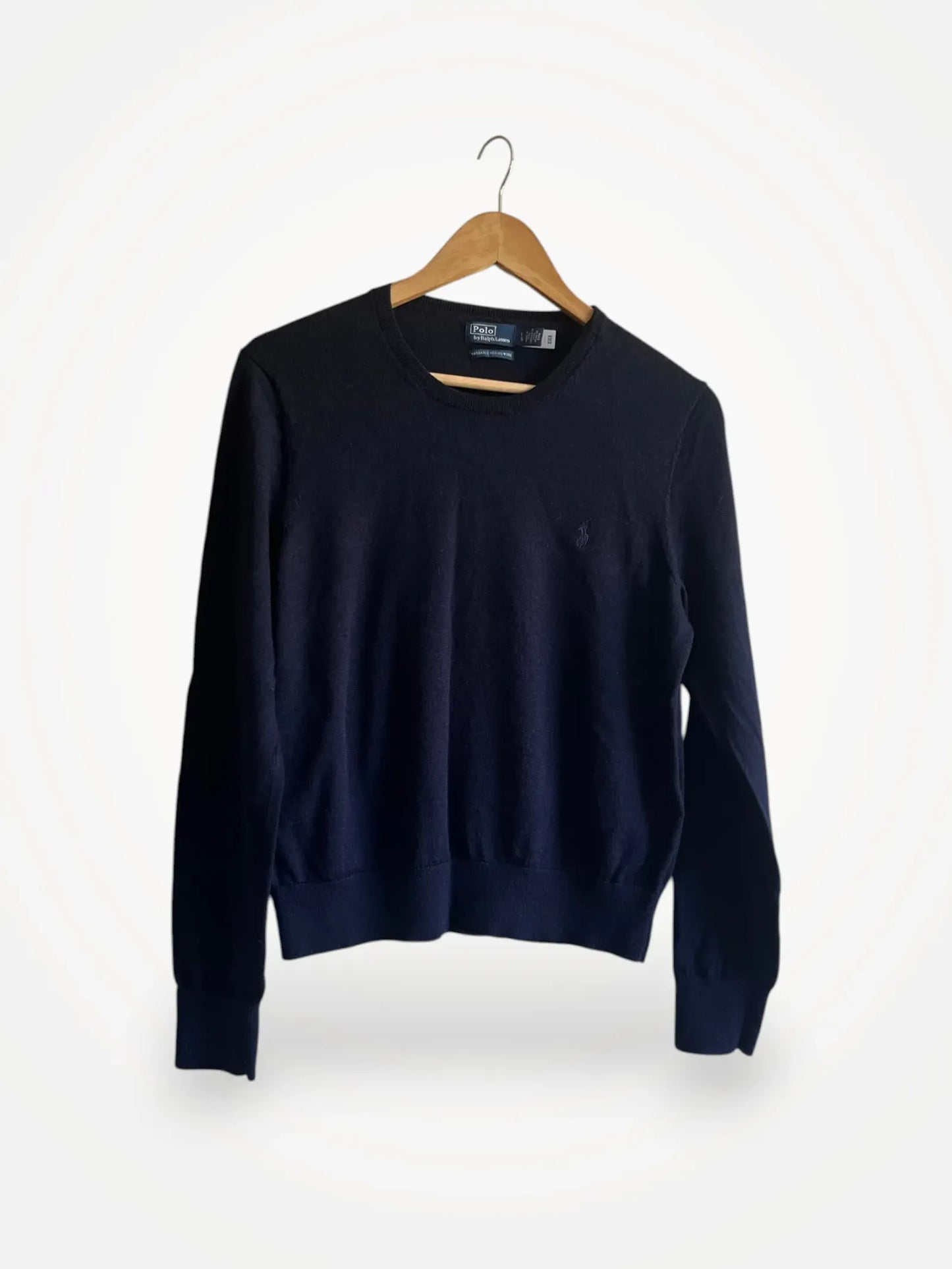 Ralph Lauren Round In Washable Merino Sweater