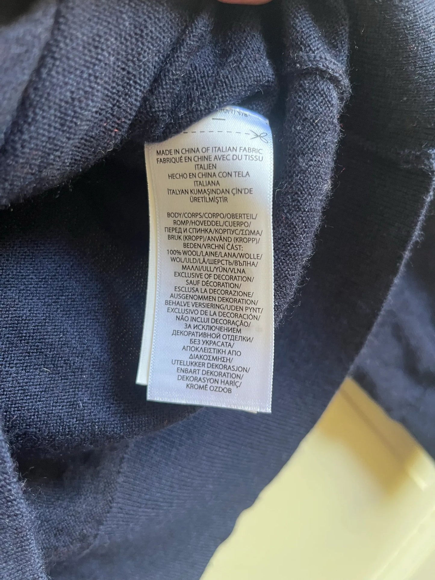 Ralph Lauren Round In Washable Merino Sweater