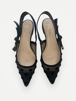 Christian Dior J’adior Slingback Flats Shoes