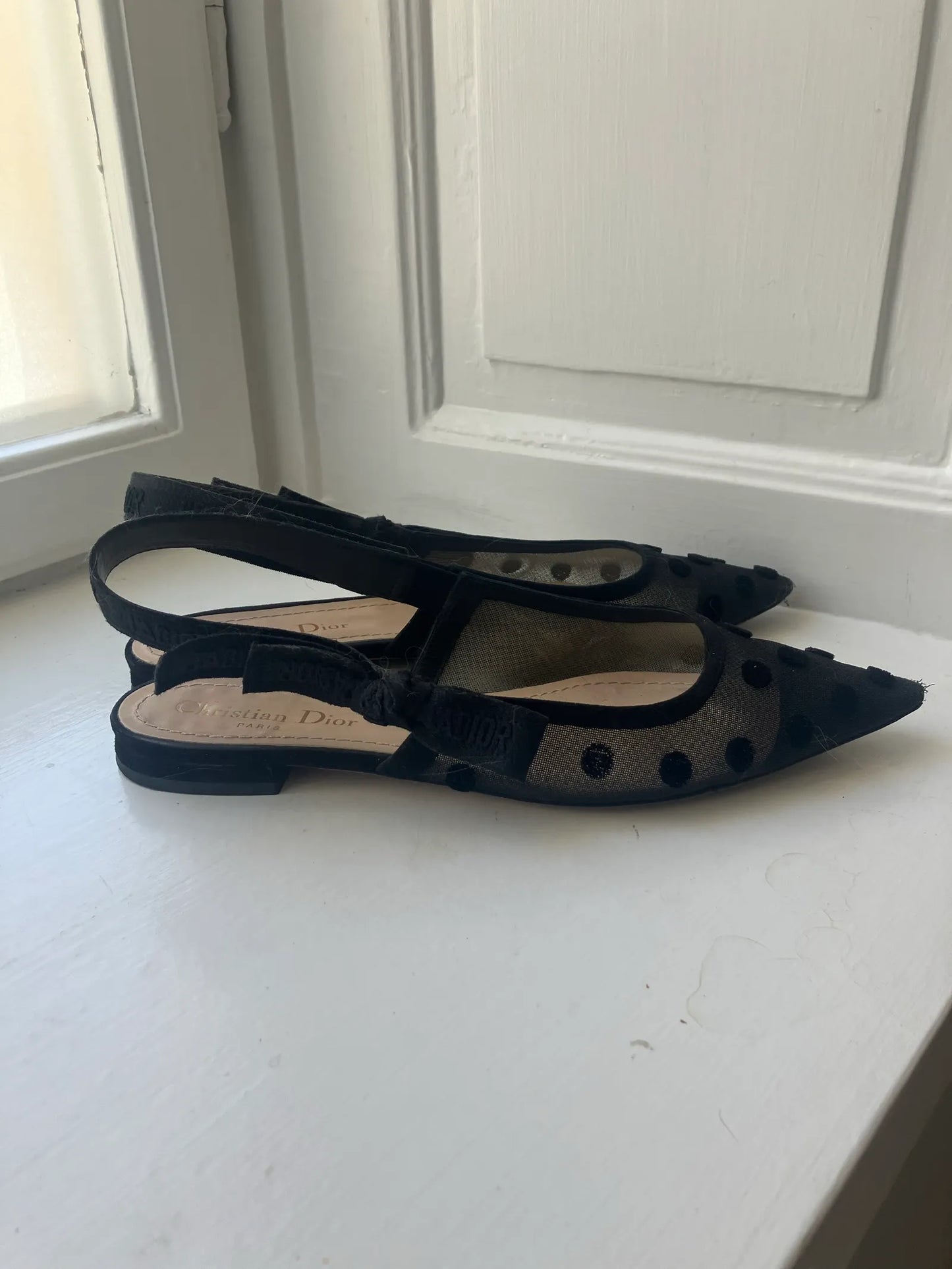Christian Dior J’adior Slingback Flats Shoes