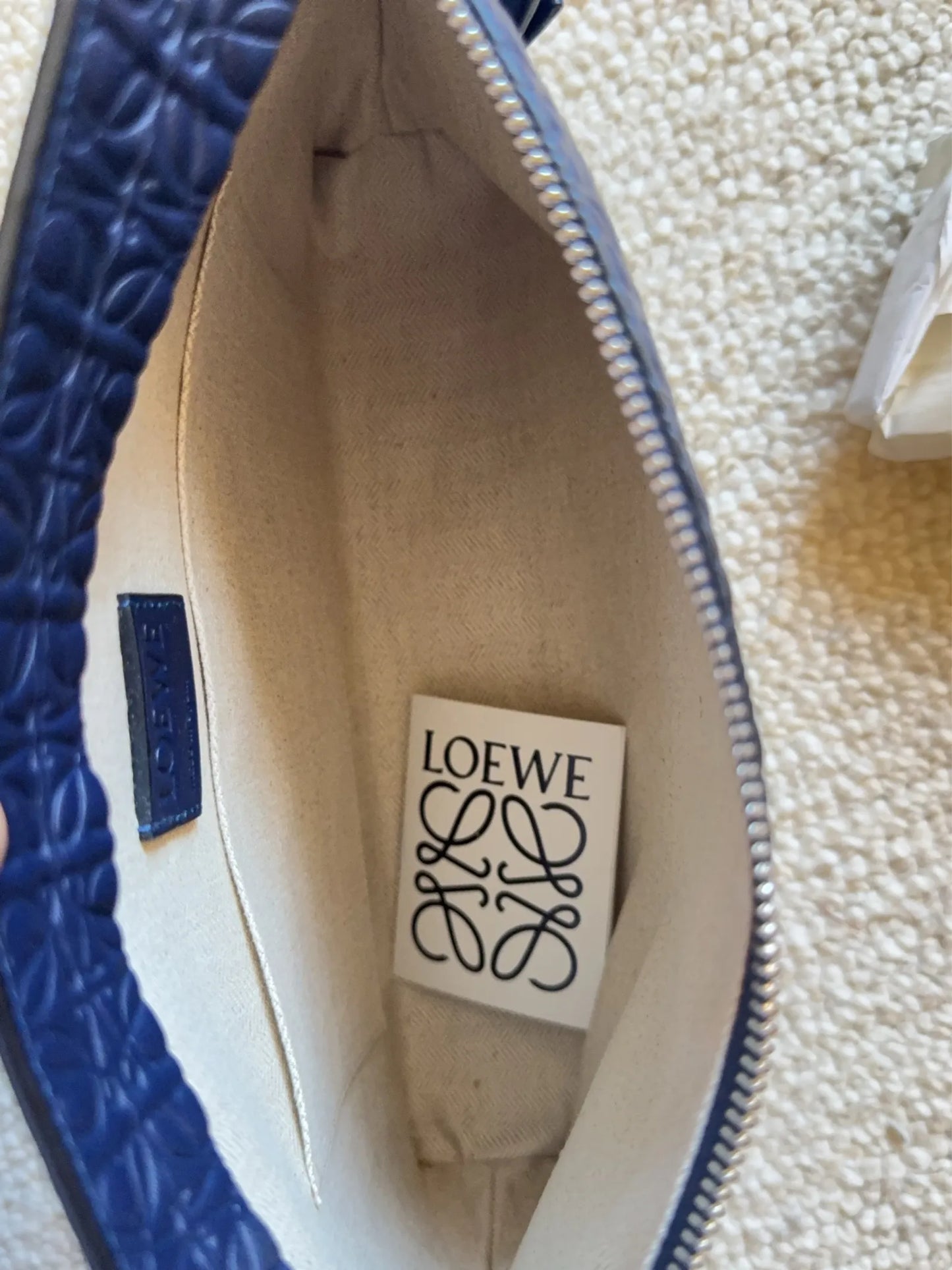 Loewe T Pouch In Calf Skin Clutch bag