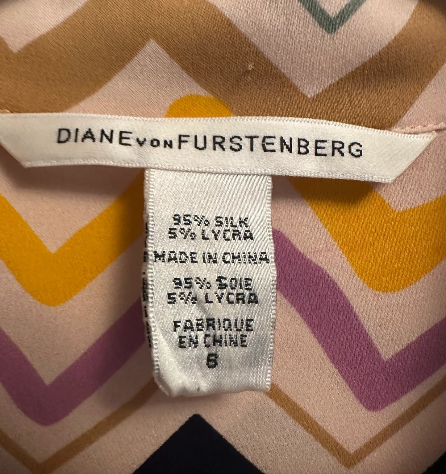 Diane Von Furstenberg-sidenklänning