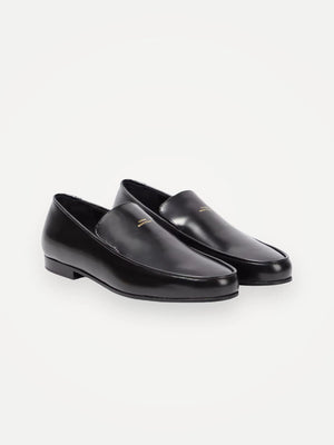 Toteme The Oval Leather Loafers