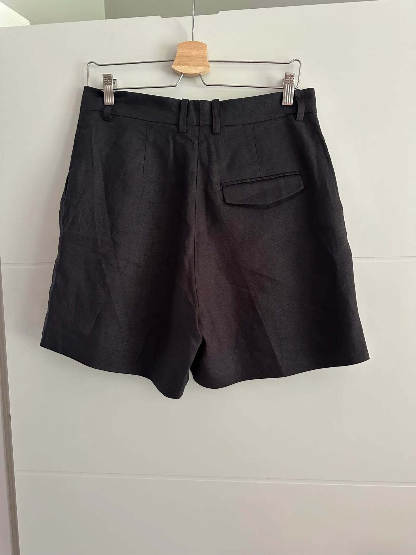 Arket High Waist Linen Shorts