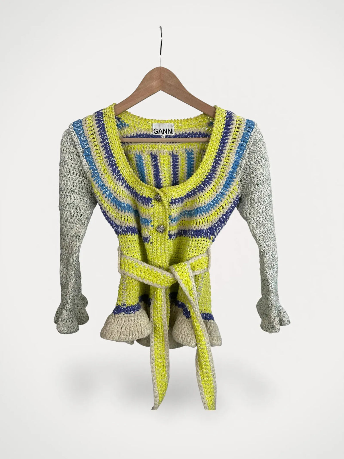 Ganni Crochet-kofta