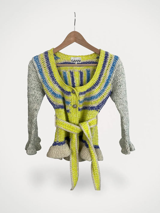 Ganni Crochet-kofta