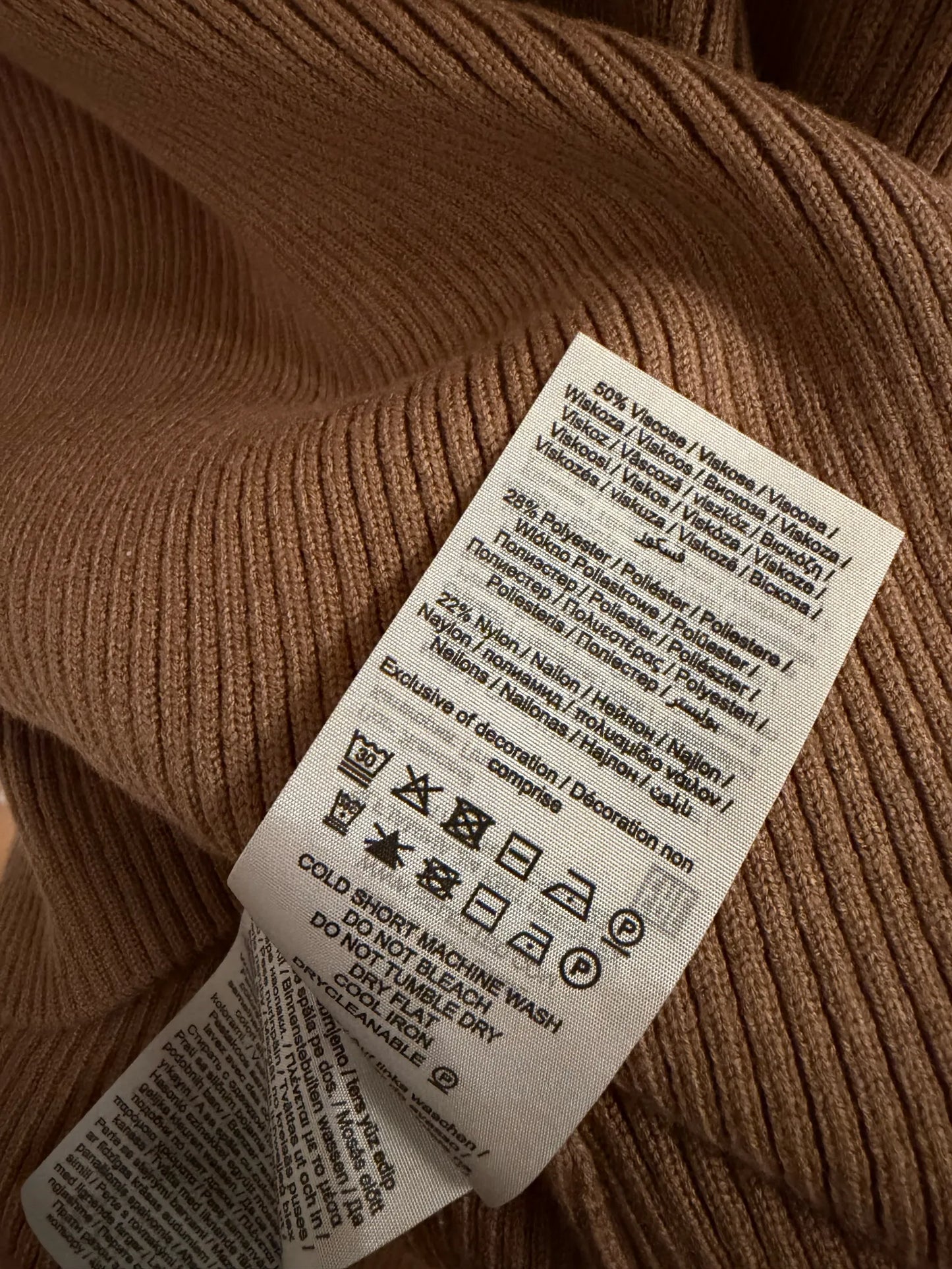 SELECTED 2/4 Knit-klänning NWOT