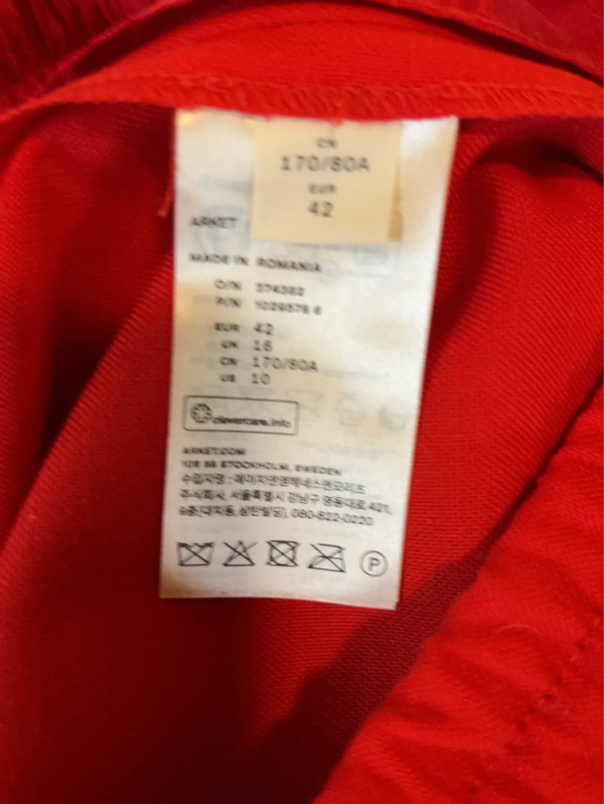 Arket Trousers