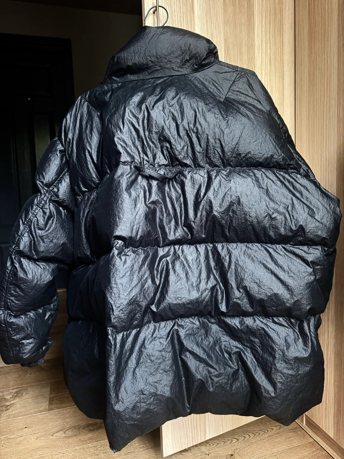 Recto Black Shining Puffer jacket