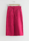 & Other Stories Corduroy Front Split Midi-kjol NWOT