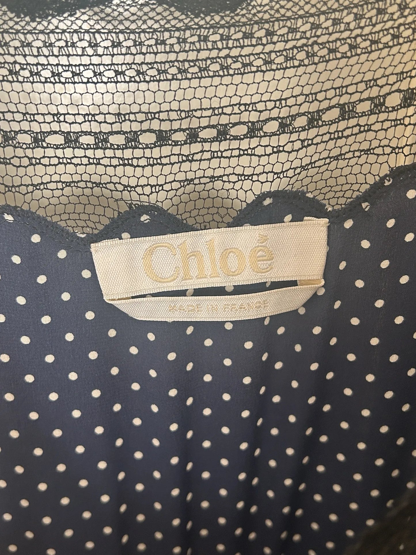 Chloé-sidenklänning