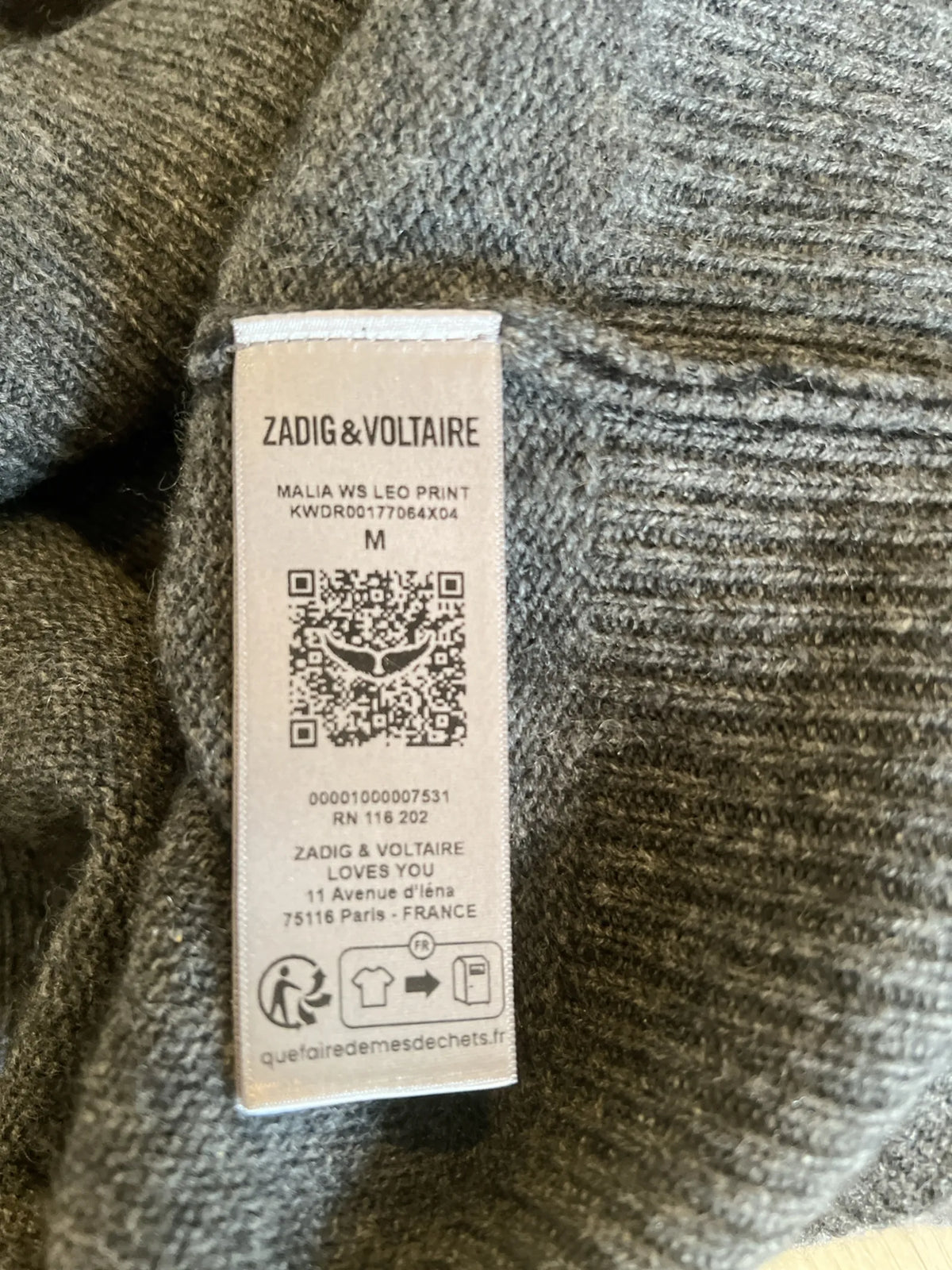 Zadig & Voltaire-kashmirklänning
