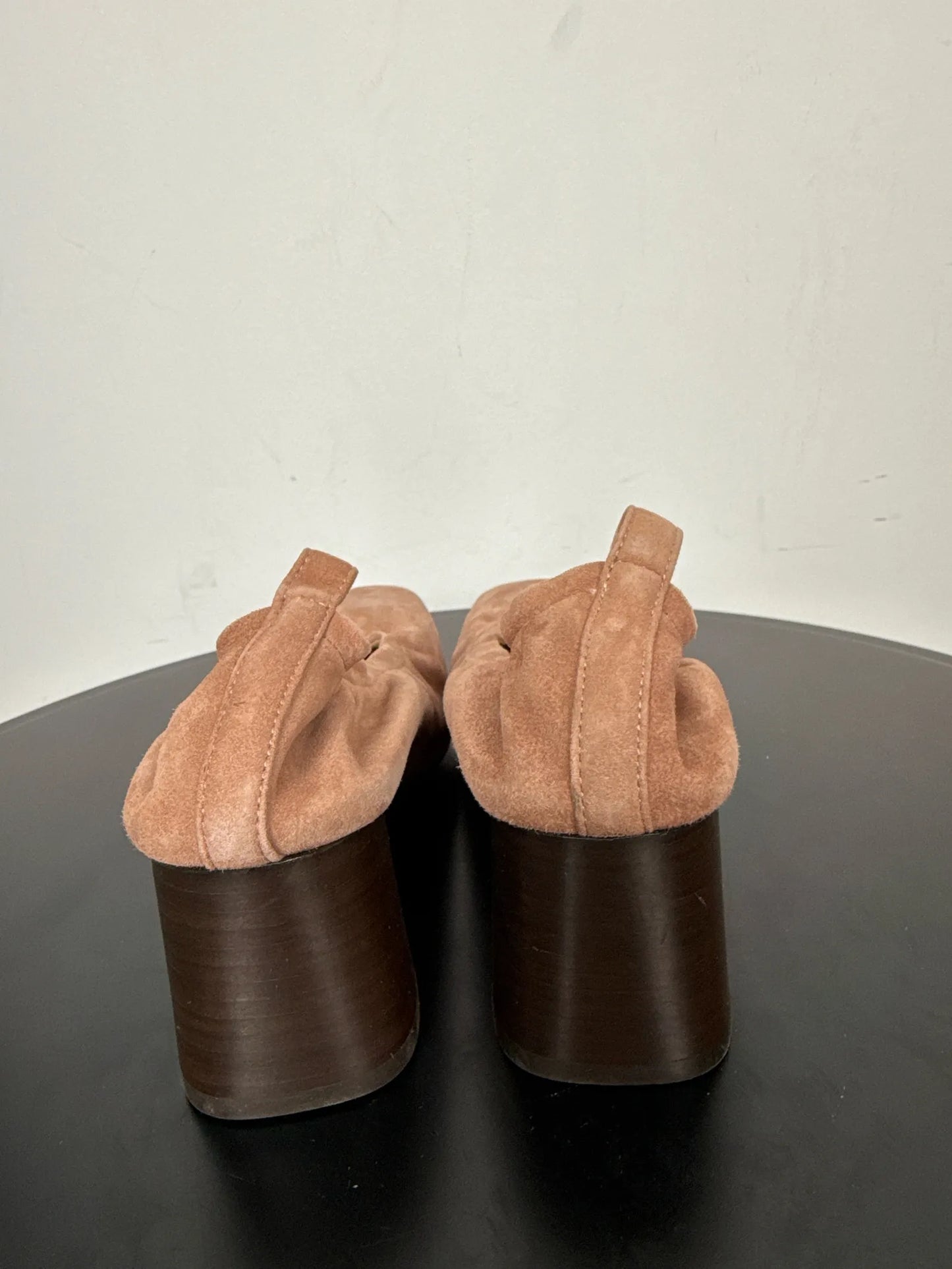 Flattered Ellie Pink Suede Heels