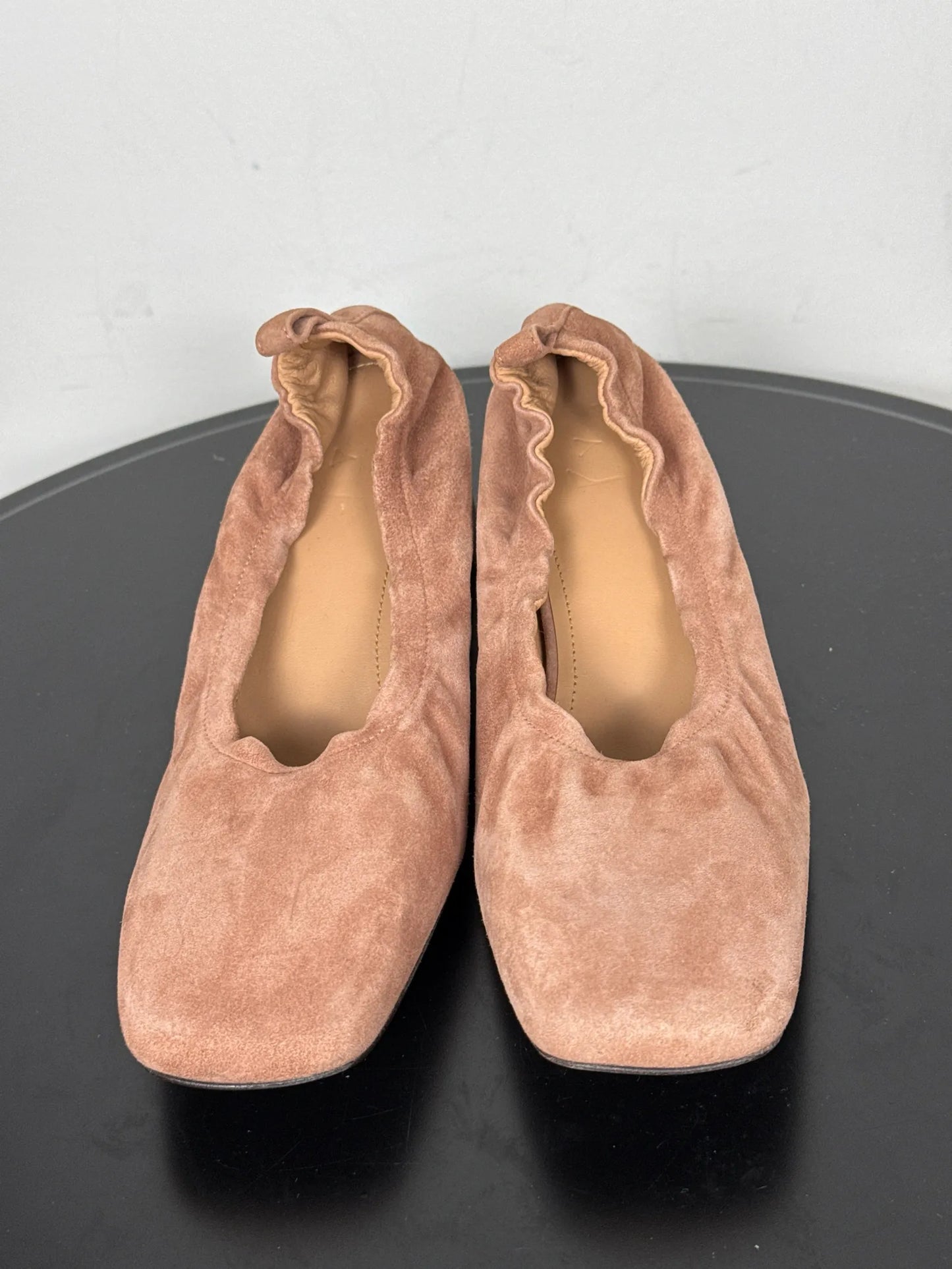 Flattered Ellie Pink Suede Heels