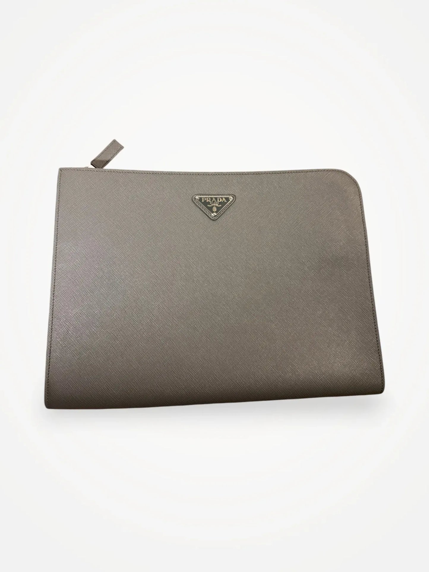 Prada Document Holder Saffiano-skinnkuvertväska NWOT