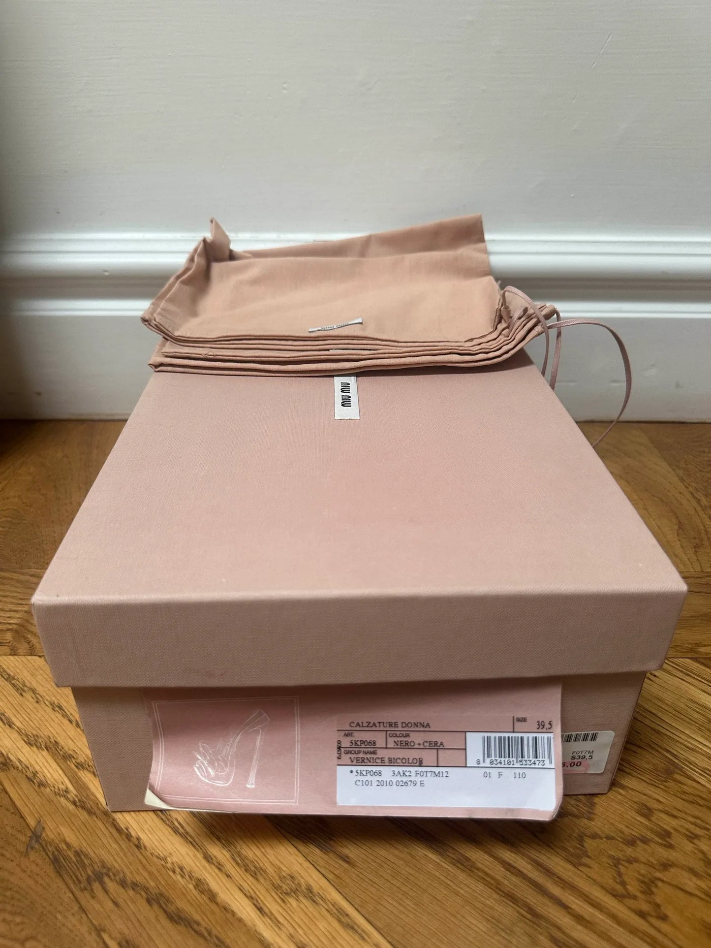 Miu Miu Calzature Donna Vernice Bicolor Heels