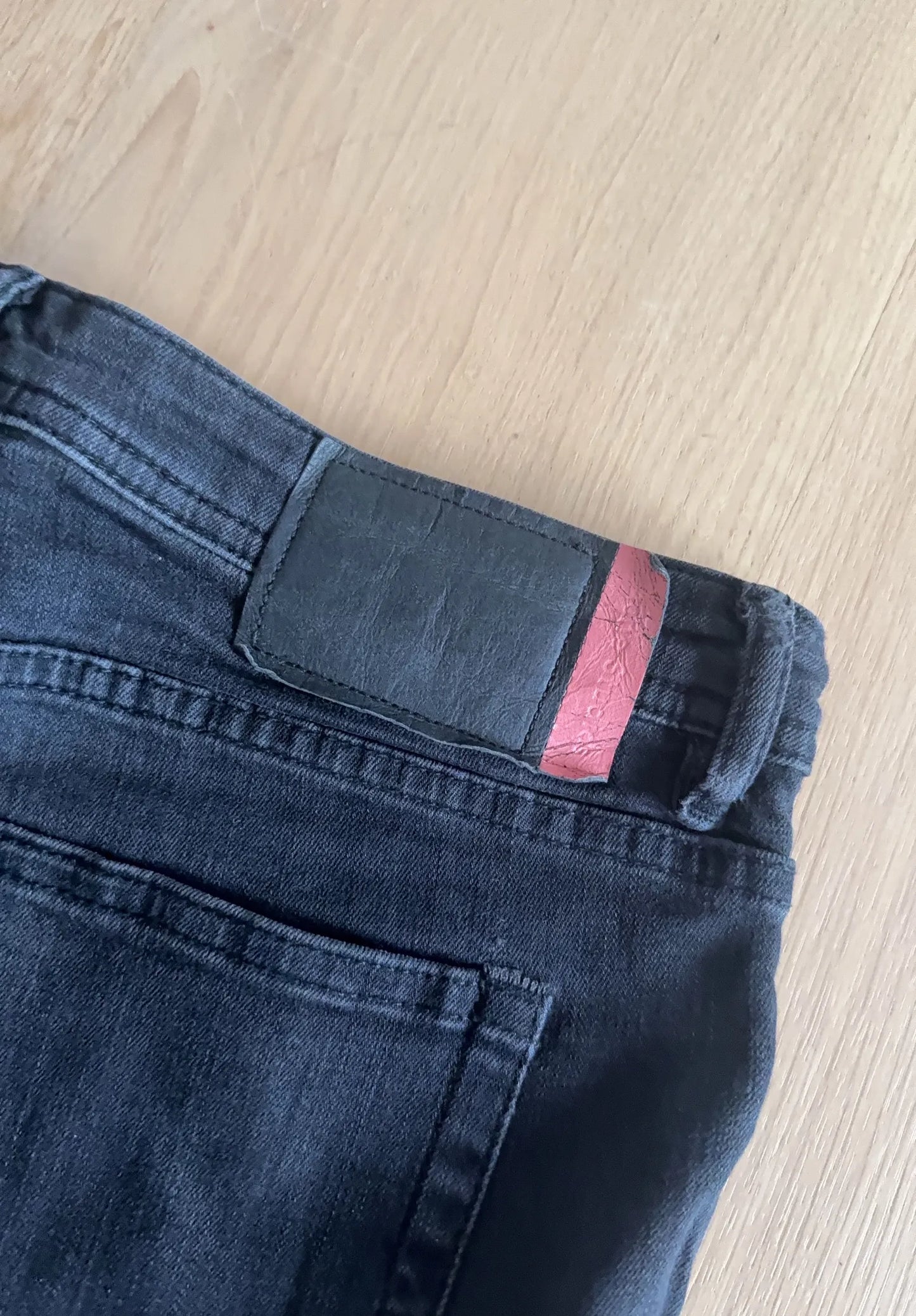 Acne Studios Climb Used Blk Jeans