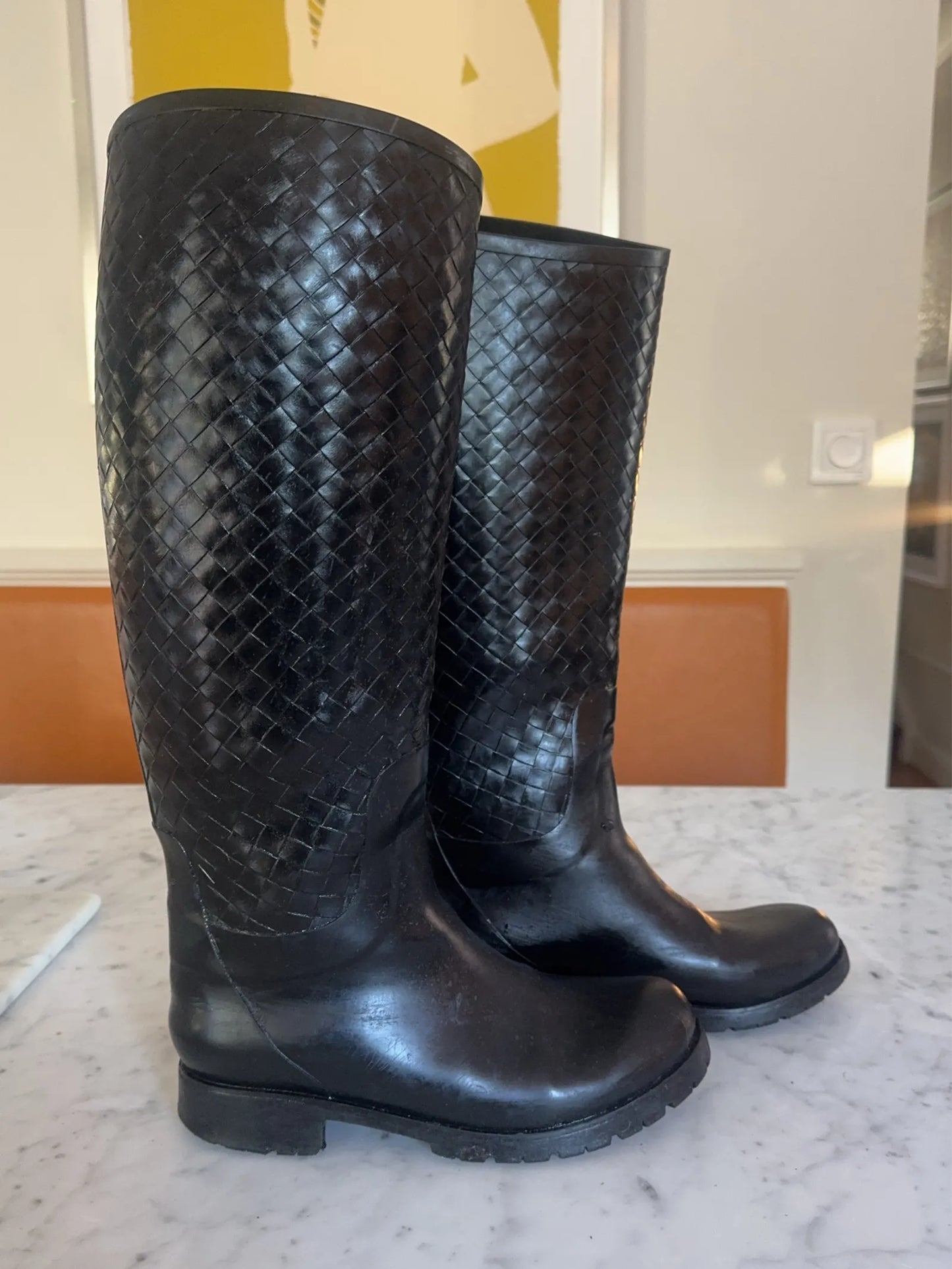 Bottega Veneta-regnstövlar