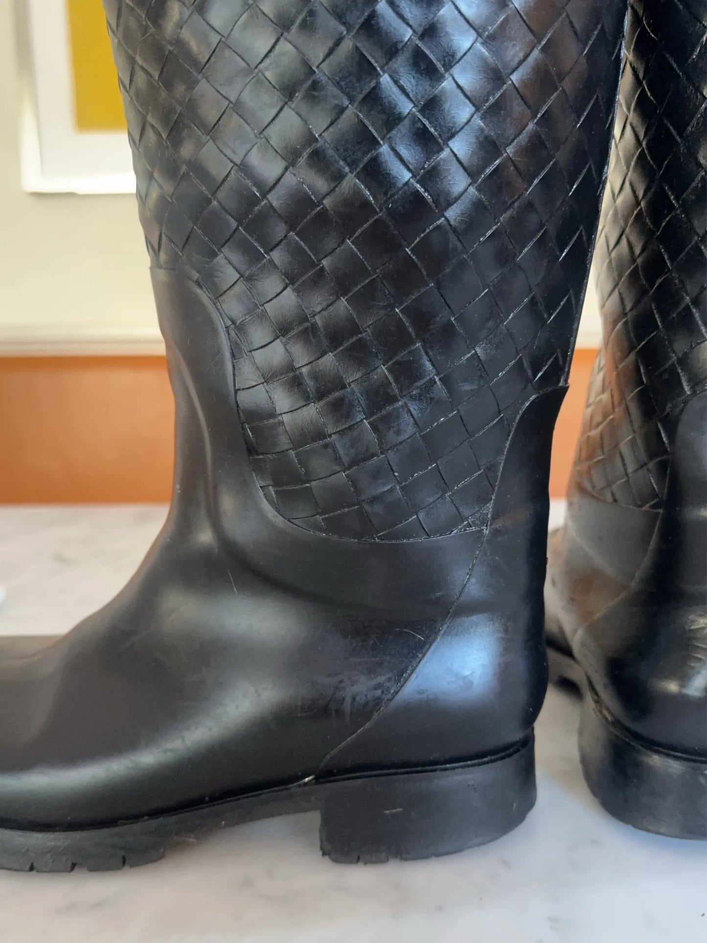 Bottega Veneta-regnstövlar