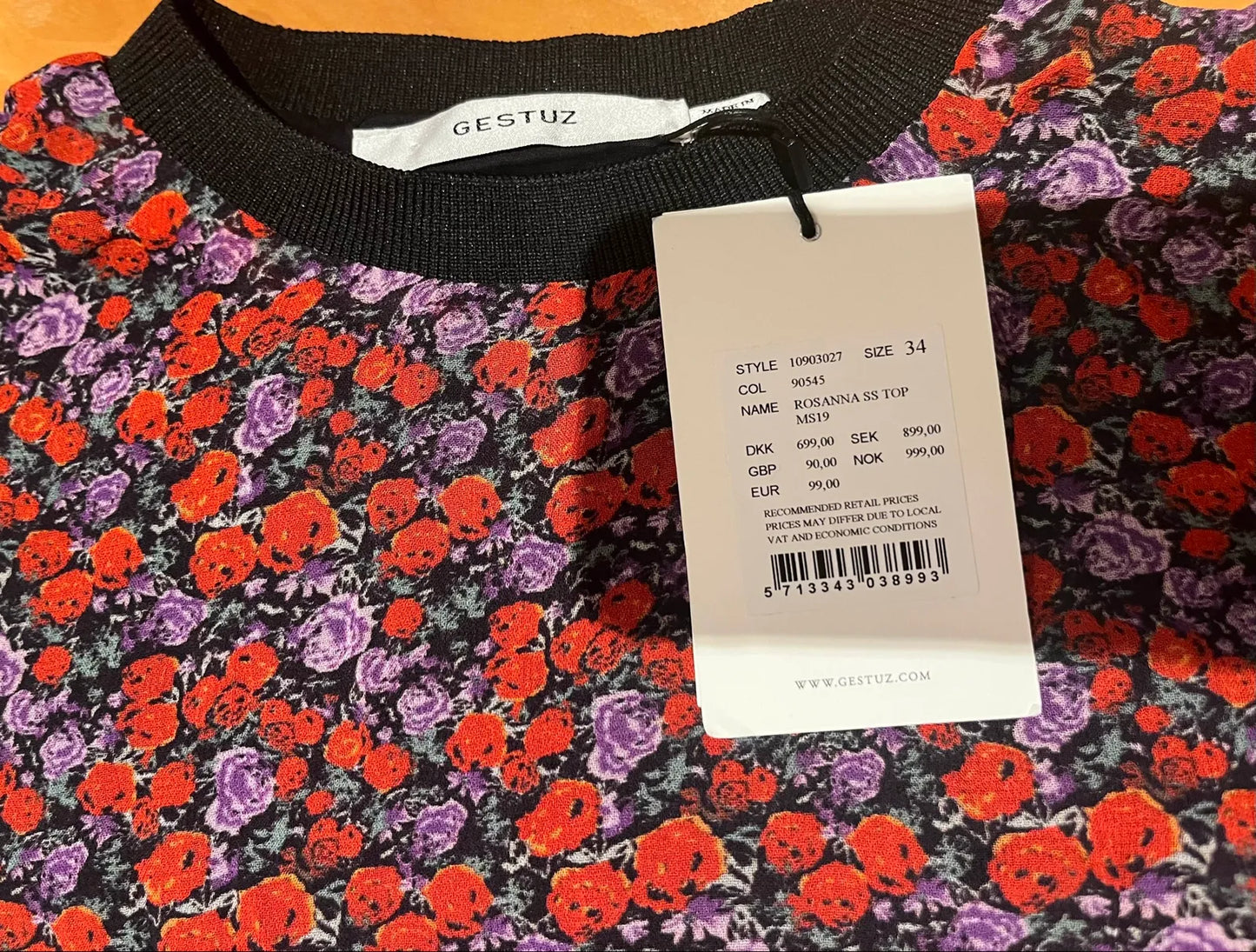 Gestuz Rossana-blus NWT